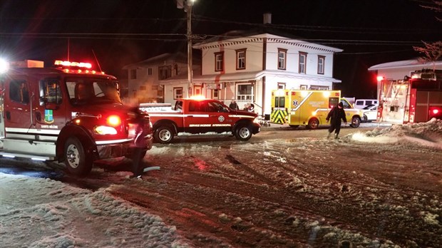 Intervention incendie dans une résidence de personnes âgées à Sainte-Hélène