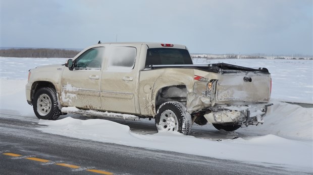 Collision sur l’autoroute 20 