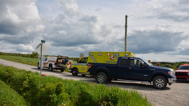 Accident de VTT à Saint-Modeste