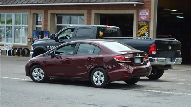 Collision sur la rue Fraser