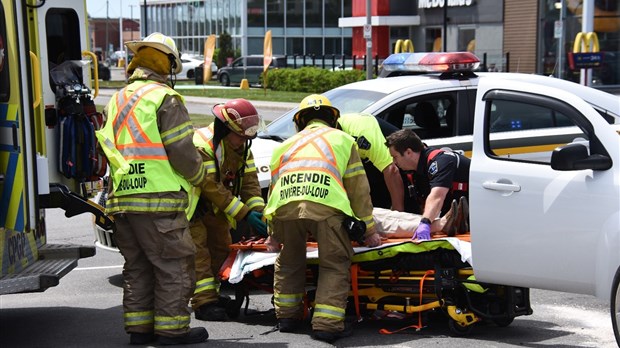 Collision à Rivière-du-Loup 