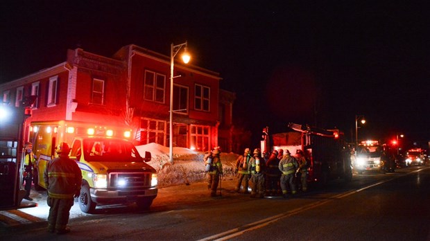 Intervention incendie à Saint-André