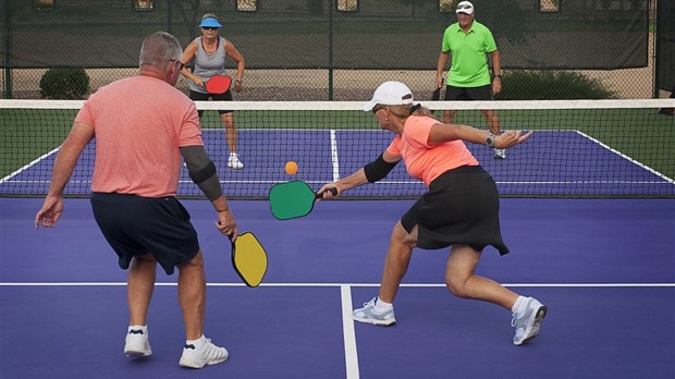 Un tournoi de pickleball à Rivière-du-Loup