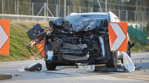 Accident sur la 185 à Saint-Antonin