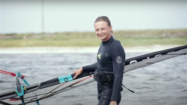 Arnaud Bouchard, passionné de planche à voile 