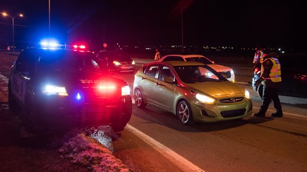 Alcool et drogue au volant : un barrage routier à Rivière-du-Loup