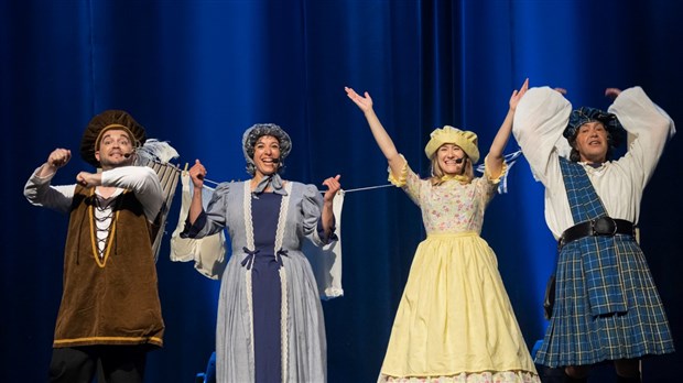 Grand succès pour le spectacle de l’Acadie des terres et forêts en fête