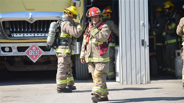 Intervention incendie dans un garage à Saint-Antonin