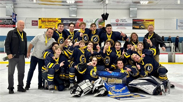 Victoire du Bleu et Or M18 BB à Saint-Anselme