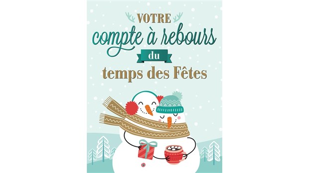 Votre compte à rebours du temps des Fêtes