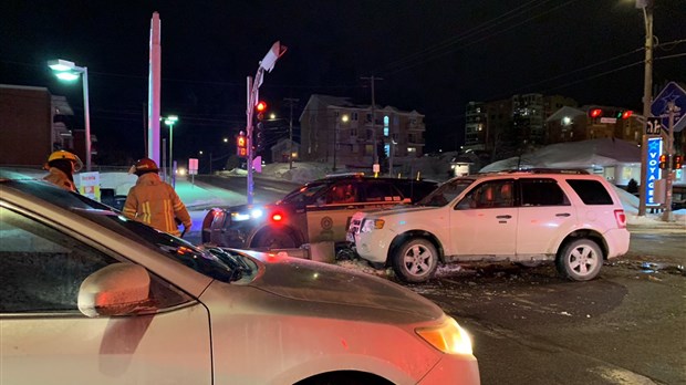 Une collision à Rivière-du-Loup 