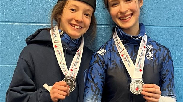 Deux jeunes médaillées aux Championnats canadiens jeunesse longue piste 