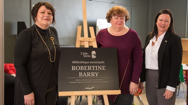 L’Isle-Verte nomme sa bibliothèque en l’honneur de la pionnière Robertine Barry