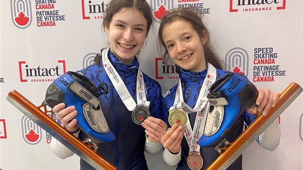 Patinage de vitesse : Maude Perron est championne canadienne