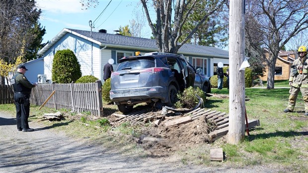 Accident sur la rue principale à Saint-Antonin