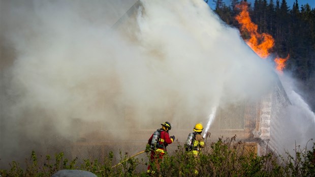 Incendie majeur à Cacouna