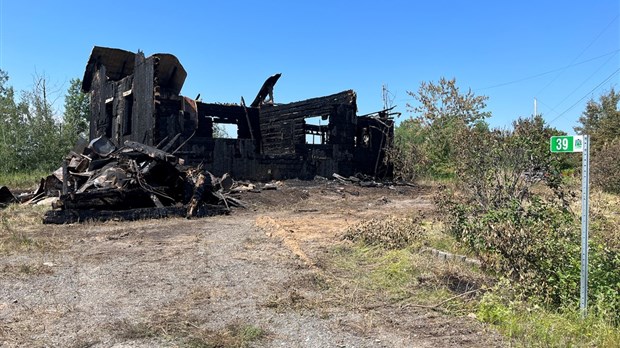 Incendie criminel à Saint-Modeste