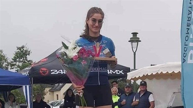 Britanie Cauchon remporte une course en France 