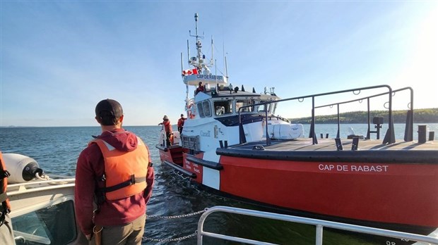 Un homme évacué par la Garde côtière à Trois-Pistoles 