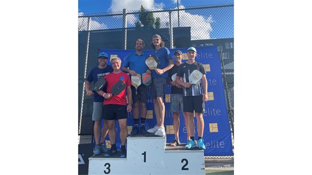 Pickleball : trois médailles pour Rivière-du-Loup