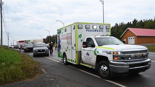 Collision entre deux VUS à Rivière-du-Loup