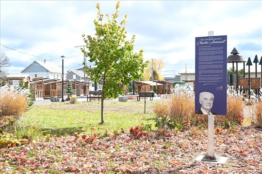 Squatec inaugure le parc intergénérationnel Charles-Arsenault