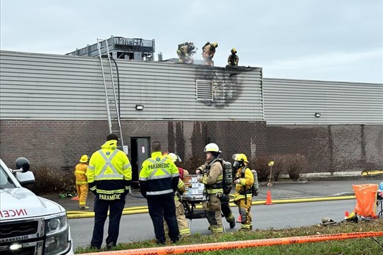 Incendie aux Galeries de Trois-Pistoles