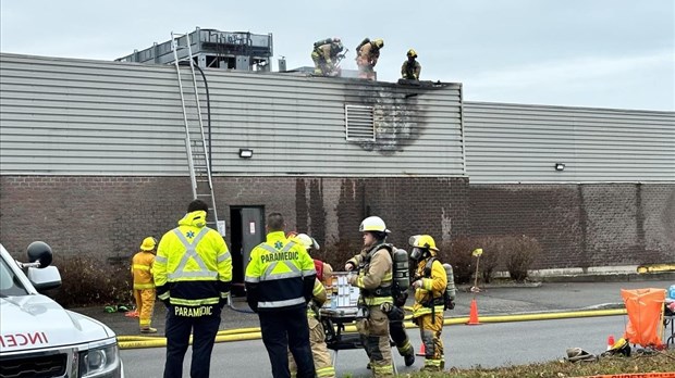 Incendie aux Galeries de Trois-Pistoles