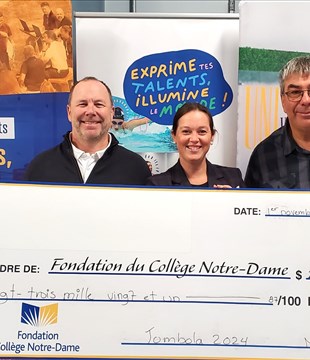 Beau succès pour la Tombola-bénéfice de la fondation du Collège Notre-Dame de Rivière-du-Loup