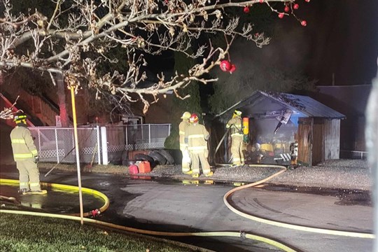 Incendie dans un garage à Pohénégamook