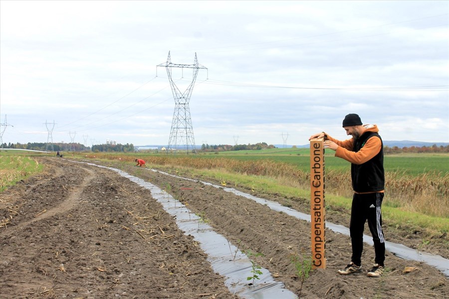 Compensation-carbone: un premier projet à la Ferme Denis-St-Pierre