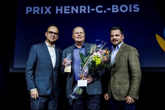 Agronomie : Isidore Charron reçoit le Prix Henri-C.-Bois