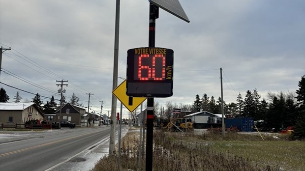 Deux radars pédagogiques installés à Saint-Simon-de-Rimouski