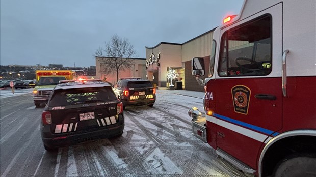 Début d'incendie suspect au Centre commercial Rivière-du-Loup