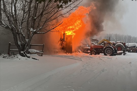 Une «boule de feu» à Témiscouata-sur-le-Lac