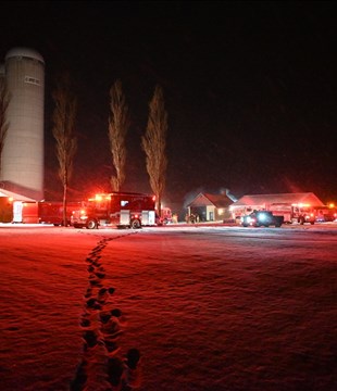 Incendie dans un garage à Cacouna