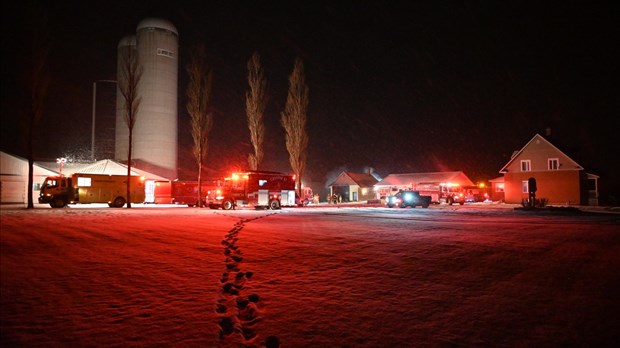 Incendie dans un garage à Cacouna