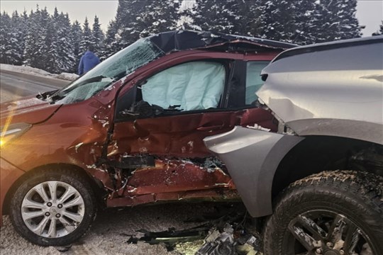 Collision à Saint-François-Xavier-de-Viger