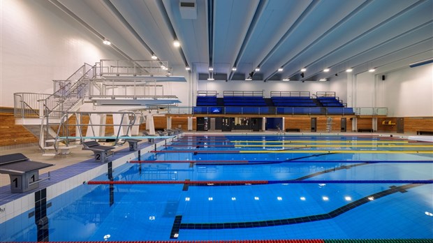 Un dernier chantier à la piscine du Cégep de Rivière-du-Loup en aout 