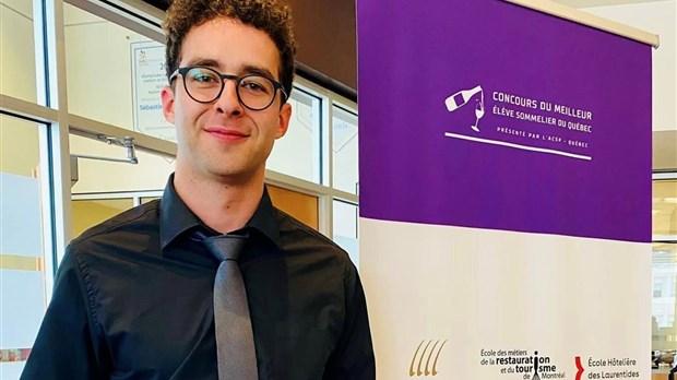 Michael Dionne parmi les meilleurs élèves sommeliers au Québec