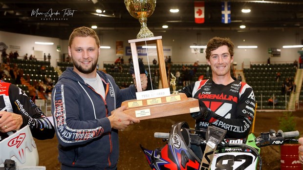 Mitchell Harrison, étoile du 42e Motocross intérieur de Rivière-du-Loup 