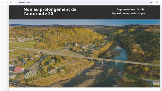 «Le pont de la 20, ça tient pas debout» lance son site internet et demande à rencontrer la députée