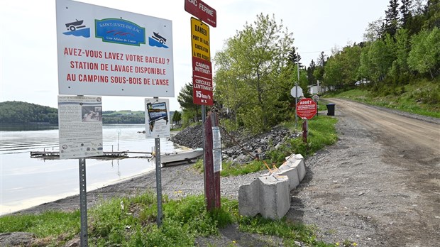 Une descente de bateau bloquée cause de la grogne à Saint-Juste-du-Lac