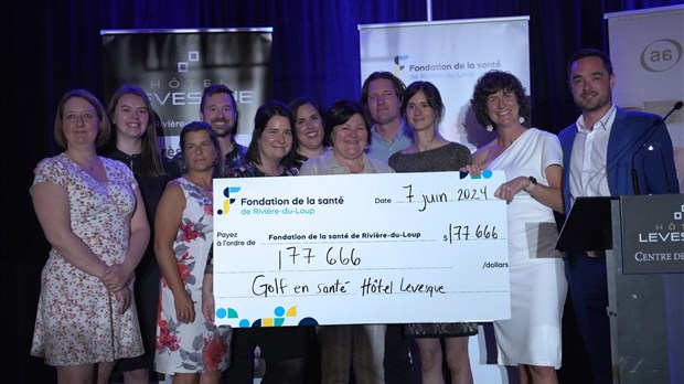 Un franc succès pour le Golf en santé Hôtel Levesque de la Fondation de la santé de Rivière-du-Loup