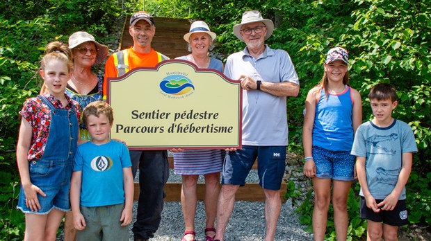 Inauguration de la piste d’hébertisme de Saint-Mathieu-de-Rioux