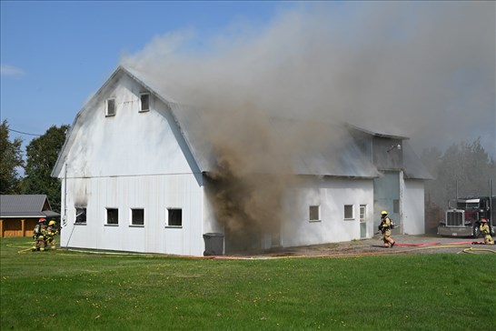 Incendie à Rivière-du-Loup