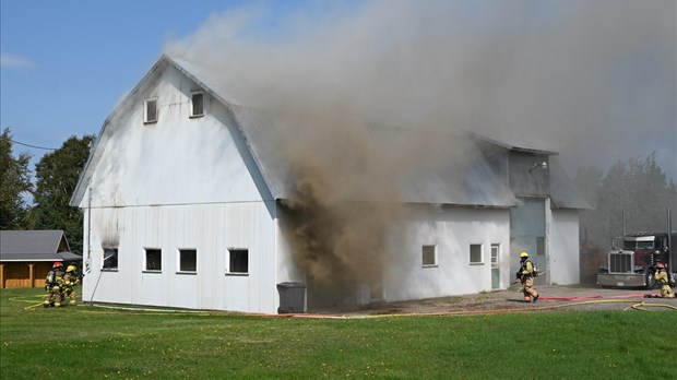 Incendie à Rivière-du-Loup