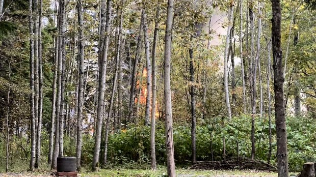 Incendie à Notre-Dame-des-Neiges