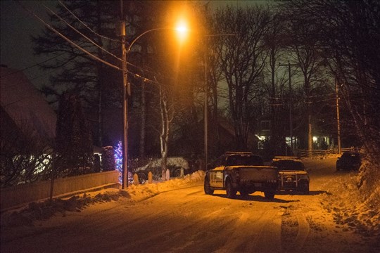 Intervention policière à Notre-Dame-du-Portage