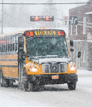 Écoles fermées en raison des mauvaises conditions météo